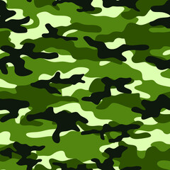 Military camouflage. Vector graphics. Textile.