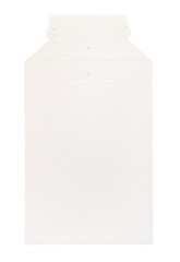 White envelope C4 isolated background. top view