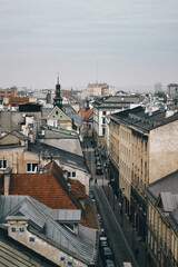 Fototapeta na wymiar Panorama of Krakow