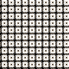 Fototapeta premium Houndstooth seamless pattern. Classic fashion. Different crowbars print.