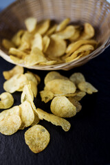 Crispy potato chips