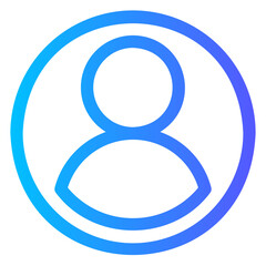 user gradient icon