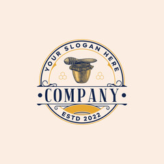 classic vintage honey logo