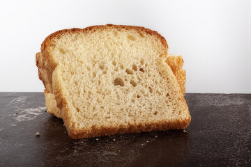Slices of wheat bread
