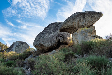 Los Barruecos Natural Monument, Malpartida de Caceres, Extremadura, Spain.