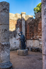 Roman Amphitheatre in Merida, Augusta Emerita in Extremadura, Spain