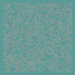 Offset Quads generative art background art illustration