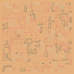 Offset Quads generative art background art illustration