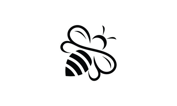 bee logo eps vector