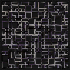 Offset Quads generative art background art illustration