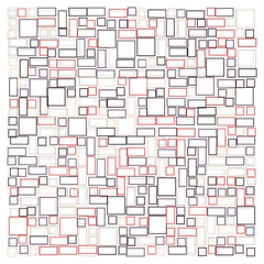 Offset Quads generative art background art illustration