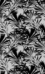 Seamless leaf pattern, texture floral print. Tropical illustration.