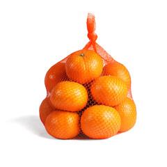 Mandarin Oranges in Plastic Mesh Sack