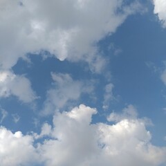 Obraz premium blue sky with clouds