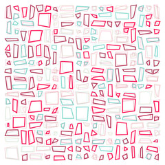 Offset Quads generative art background art illustration