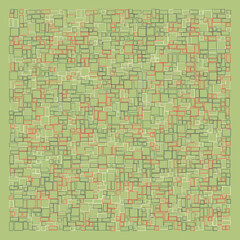 Fototapeta premium Offset Quads generative art background art illustration