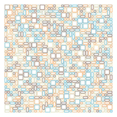 Fototapeta premium Offset Quads generative art background art illustration