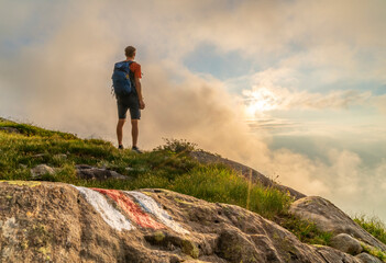 Wandern in den Alpen