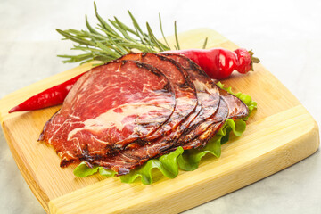 Dried pork neck meat snack