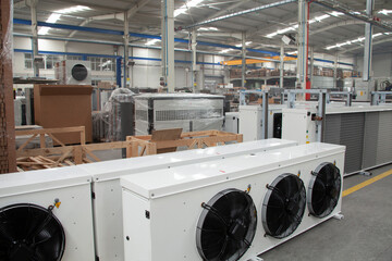 air conditioner manufacturing in the factory