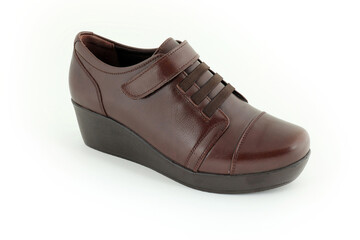 Leather and comfortable women's shoes.