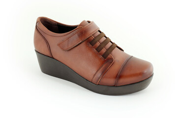 Leather and comfortable women's shoes.