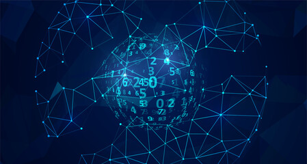 Fototapeta premium Big data visualization