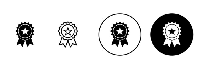 Badge icon set. Awards icon vector. Achieve sign and symbols