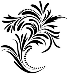 Ornament floral design, EPS8 - vector graphics.