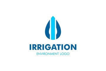 Letter I Water Logo : Suitable for Aquatic Theme, Environment Theme, Initial Theme, Infographics and Other Graphic Related Assets.