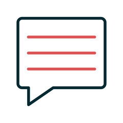 Obraz premium Message Icon