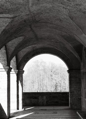 Fototapeta premium arches of the castle