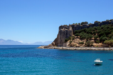 view of the coast of the sea