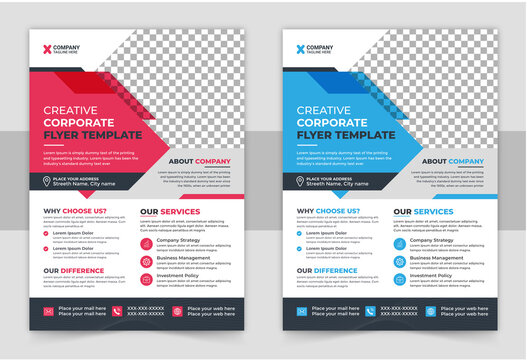 Creative Corporate & Business Flyer Brochure Template Design, abstract business flyer, Brochure design, cover, annual report, poster, flyer.