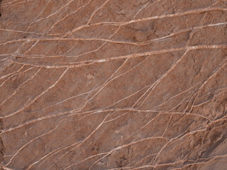 fascinating rock textures in the Quebrada de Chulakao (aka., Devil’s Throat). Dramatic sand, dunes and rock formations.  San Pedro de Atacama, Cordillera de la Sal. Chile