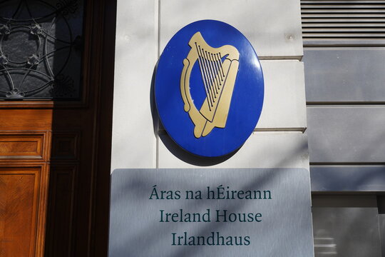 Irlandhaus, Irische Botschaft, Botschaft von Irland in Deutschland, Berlin, 13.03.2022