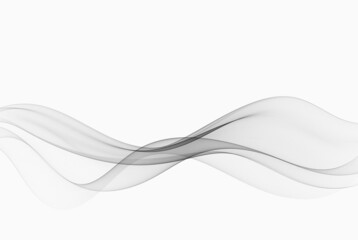 Abstract modern transparent gray wave design for certificate with gray lines. Vector illustration