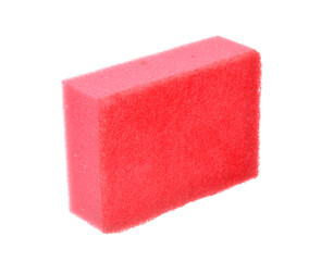 sponge for washing dishes isolated on white background