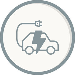 Electric Car Icon