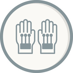 Obraz premium Wired Gloves Icon