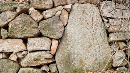 Old stone fences, architecture, technology, stone,