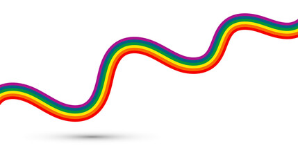 pace, pacifismo, arcobaleno, onda, linea