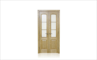 interior door, beautiful canvas, expensive fittings, made of natural veneer, door fittings