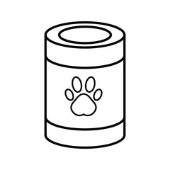 Pet dog bowl Vector Icon