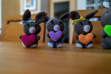 Amigurumi Easterbunnys Selfmade Handmade Bavaria Germany