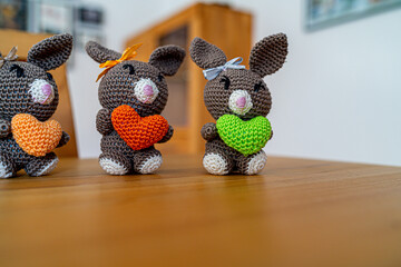 Amigurumi Easterbunnys Selfmade Handmade Bavaria Germany