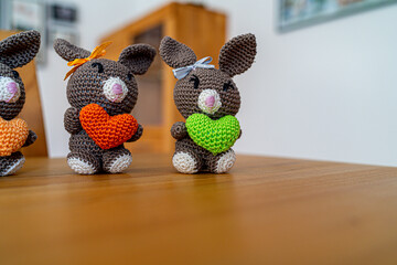 Amigurumi Easterbunnys Selfmade Handmade Bavaria Germany