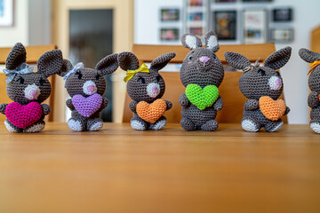 Amigurumi Easterbunnys Selfmade Handmade Bavaria Germany