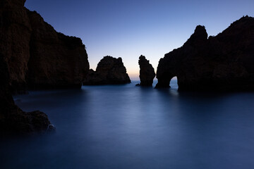 Ponta de Piedade. Panorámica en Algarve