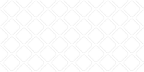 Fototapeta premium White Geometric Pattern. Light Clay Rhombus Background. Seamless Modern Banner. White Rhombus Tile. Abstract Wallpaper Design. Vector Illustration
